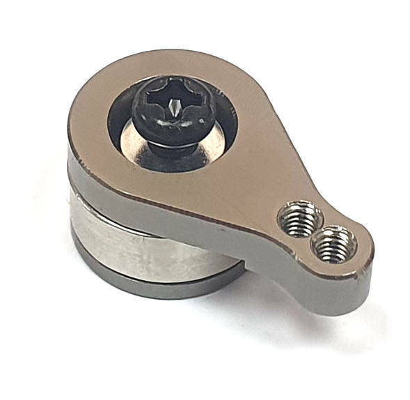 N10236T 1/16 1/18 Scale RC Model Buffer Steering Servo Horn Alloy 25T Titanium