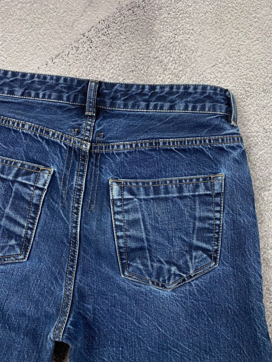 Rick Owens Drkshdv Berlin Cut Selvedge Blue Jeans Size 30 | eBay