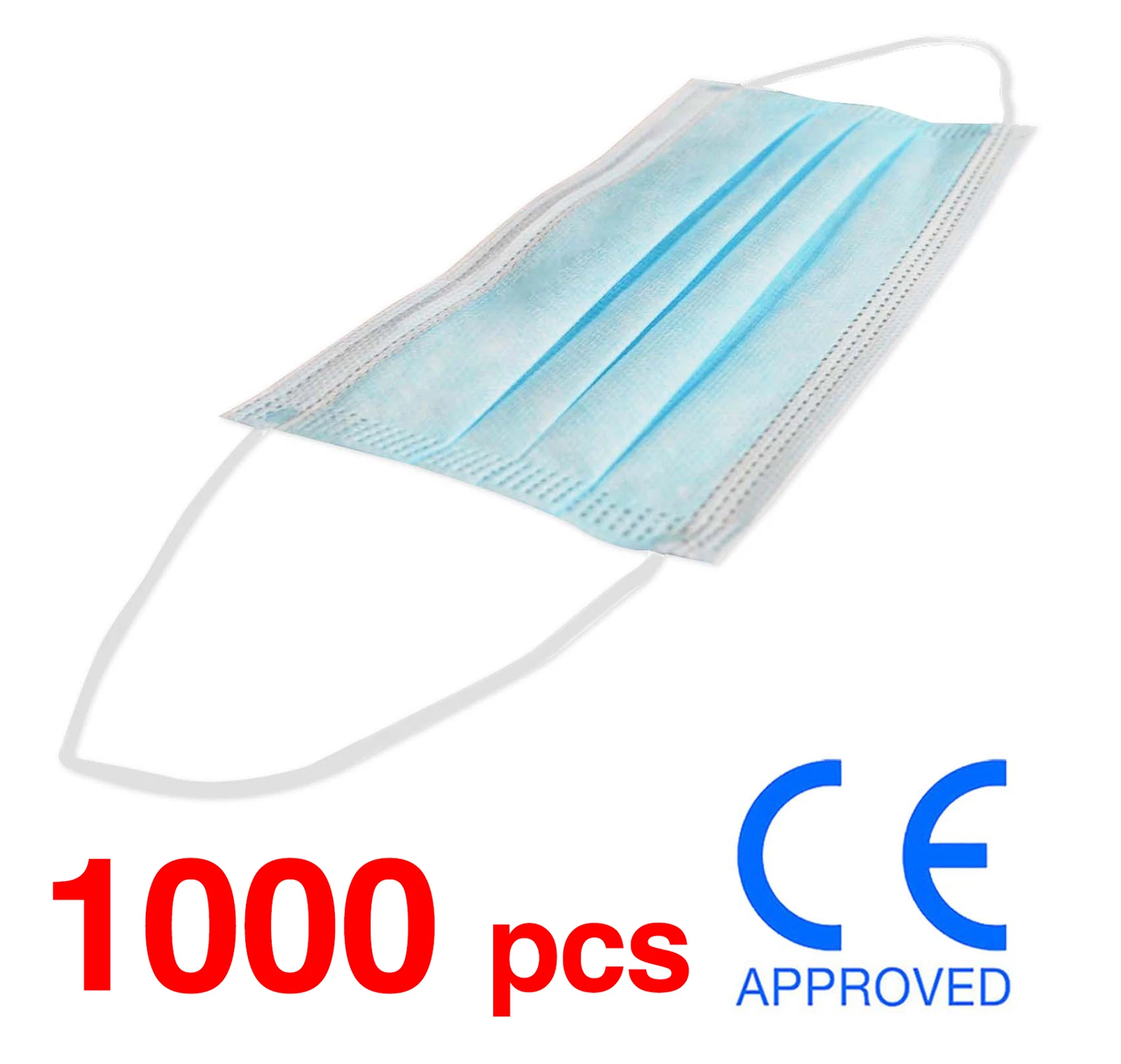 1000 Pack Disposable Surgical Face Mask Sterilized Face Masks (98% Efficiency)