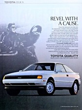 1989 Toyota Celica GT S Vintage Revel With A Cause-Original Print Ad-8.5 x 11"