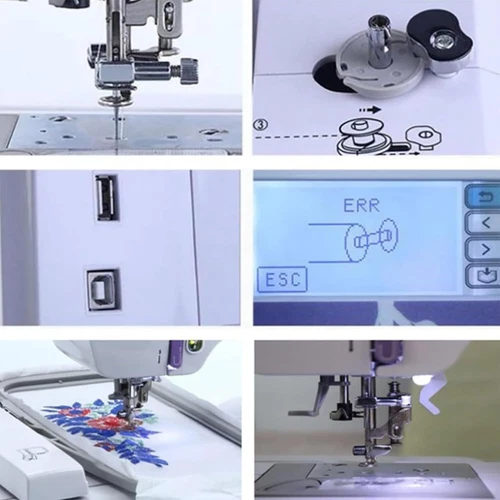 220V 45W Automatische Nähmaschine Nähen Stickmaschine Stickerei,150 Stickmuster - Bild 13 von 20