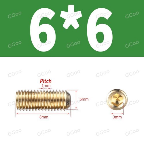 M2 M3 M5 M6 M8 M10 M12 BRASS GRUB SCREWS CUP POINT HEX SOCKET SET SCREW DIN 916 - Picture 51 of 85