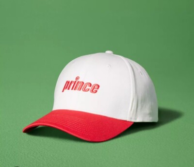 Prince Pickleball Baseball Hat Red NEW