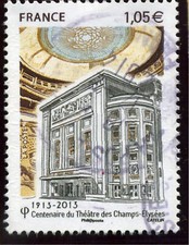 FRANCE 2013 - Centenaire du théâtre des Champs Elysées - Numéro Y&T 4737