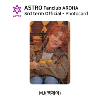 ASTRO FANCLUB AROHA 3rd Term Kit Official Goods Photocard