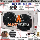 3 Row Aluminum Radiator Shroud Fan For 1994-2005 Chevy Blazer S10 GMC JIMMY 4.3L