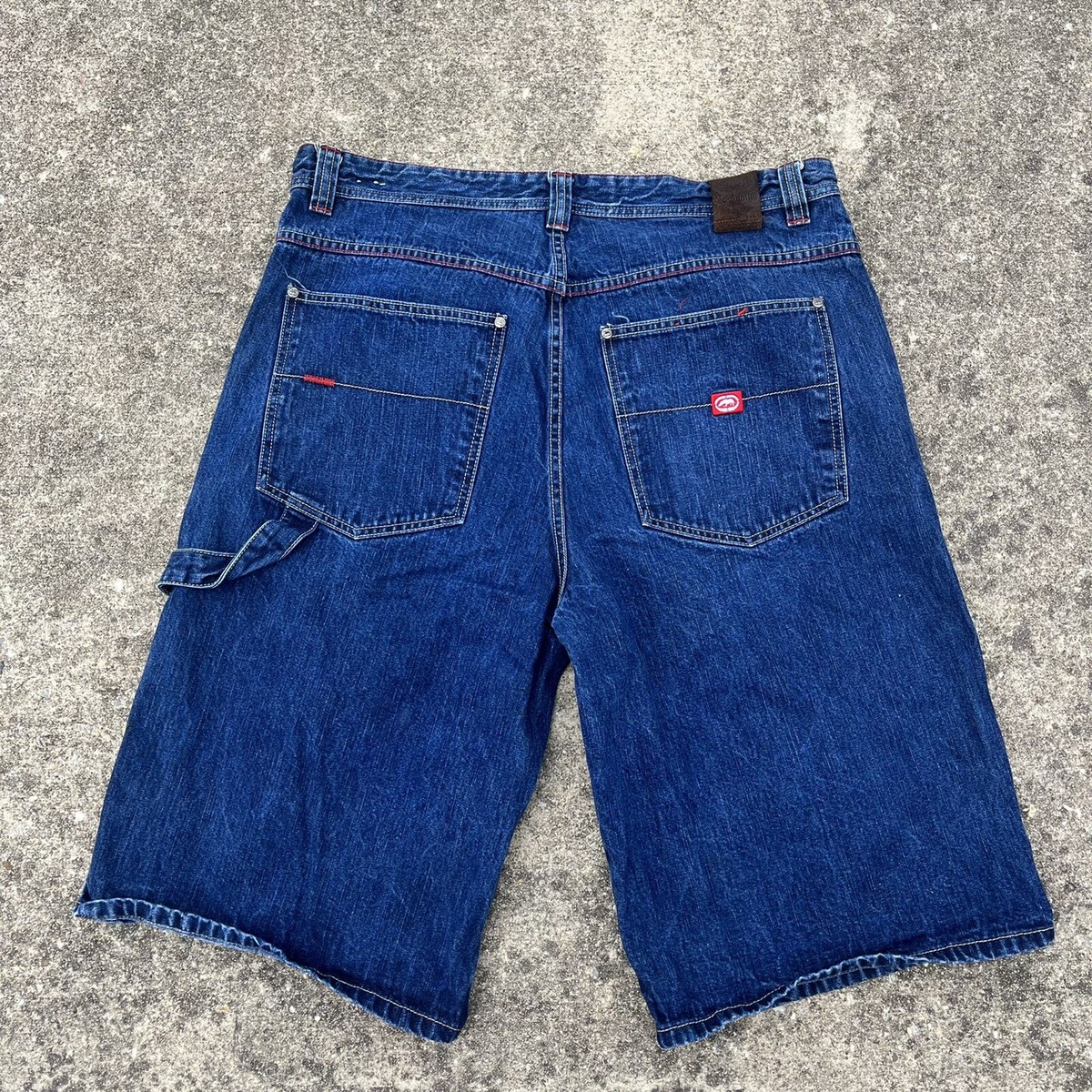 Vintage Ecko Unltd Embroidered Baggy Fit Blue Denim Jean Vintage Ecko Unltd Embroidered Baggy Fit Blue Denim Jean