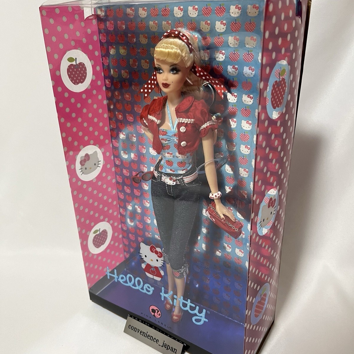 特撮 Barbie Hello Kitty Fashion Doll MATTEL SANRIO Barbie x Hello Kitty Collaboration Apple Tree