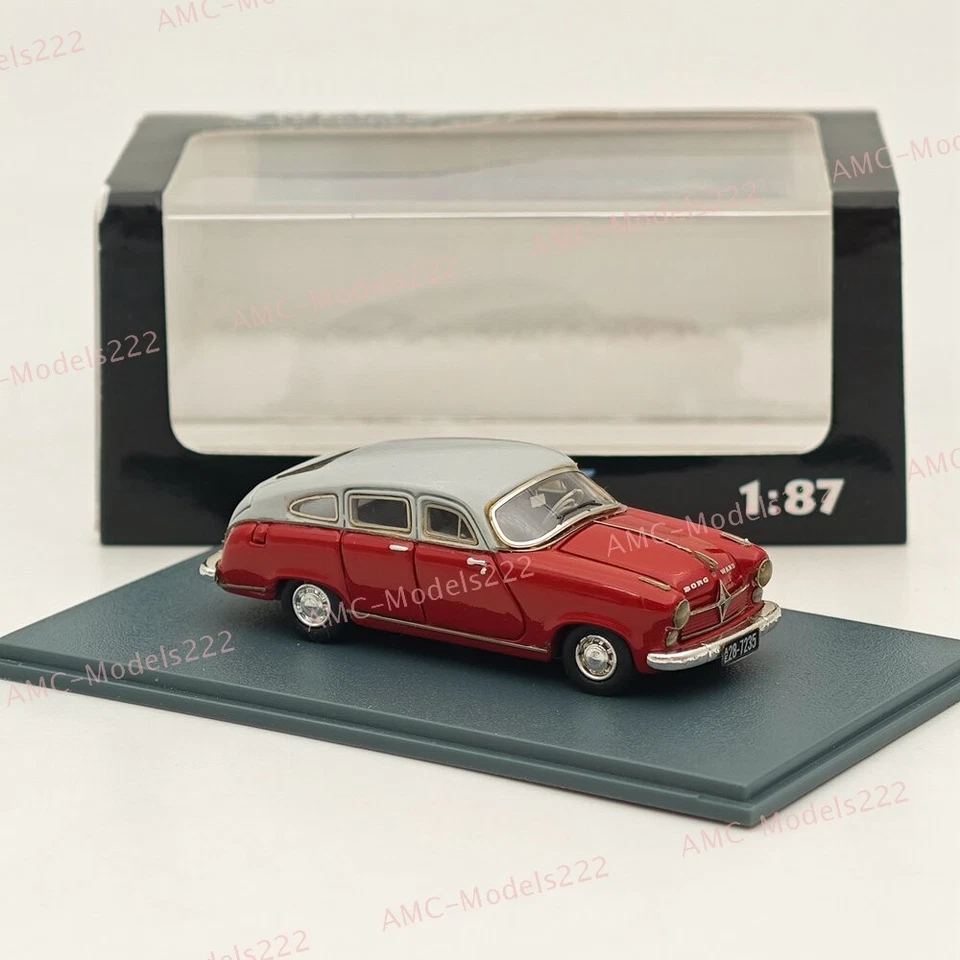1/87 NEO SCALE MODELS Borgward Hansa 2400 Resin Car Limited Collection Red - Image 2 of 4