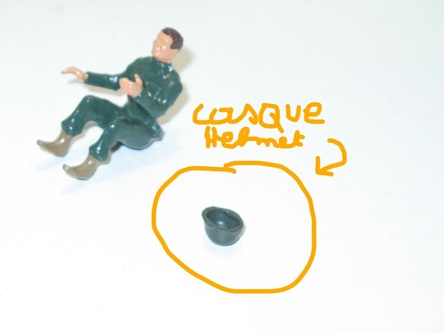 Figurine Dinky Toys Soldat Conducteur Pour Camion GMC Militaire - R03, Occasion
