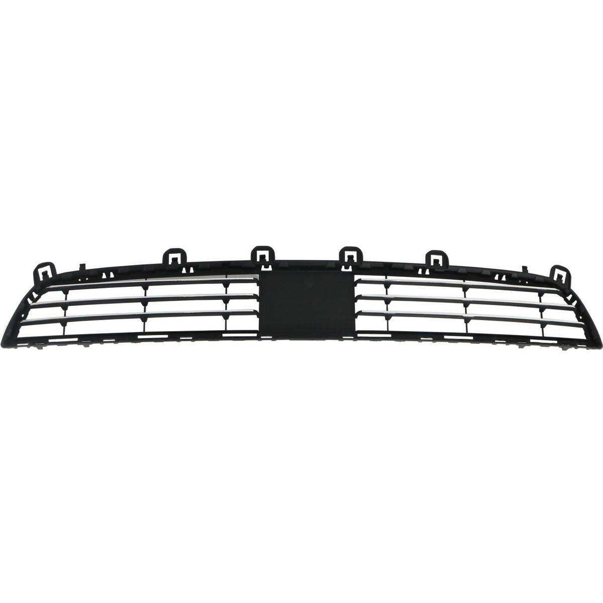 Pair Front Bumper Lower Grille Trim Covers For BMW X5 2014-2017 – Silver, Direct Replace