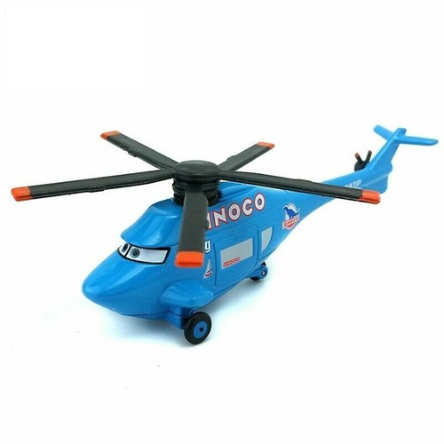 Confezione 3 Disney Pixar Cars Dinoco Elicottero King Mack 1:55 Diecast Giocattolo Auto Sciolta - Foto 7 di 10