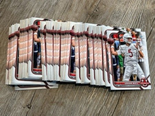 Lot (92) GRAHAM MERTZ Wisconsin 2022 Bowman University Football 1st Bowman cards