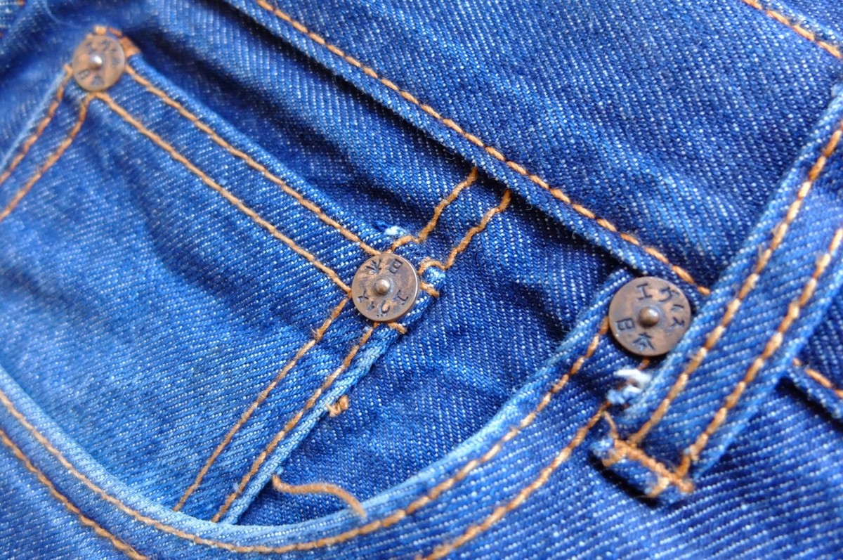 Vintage Evisu embroidered blue denim jeans W38* L29 VGC | eBay