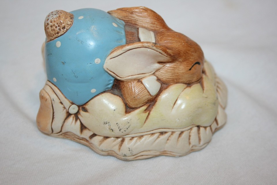 Pendelfin Bunny rabbits Bunnies Dodger and Twins Vintage Lot figurines ...