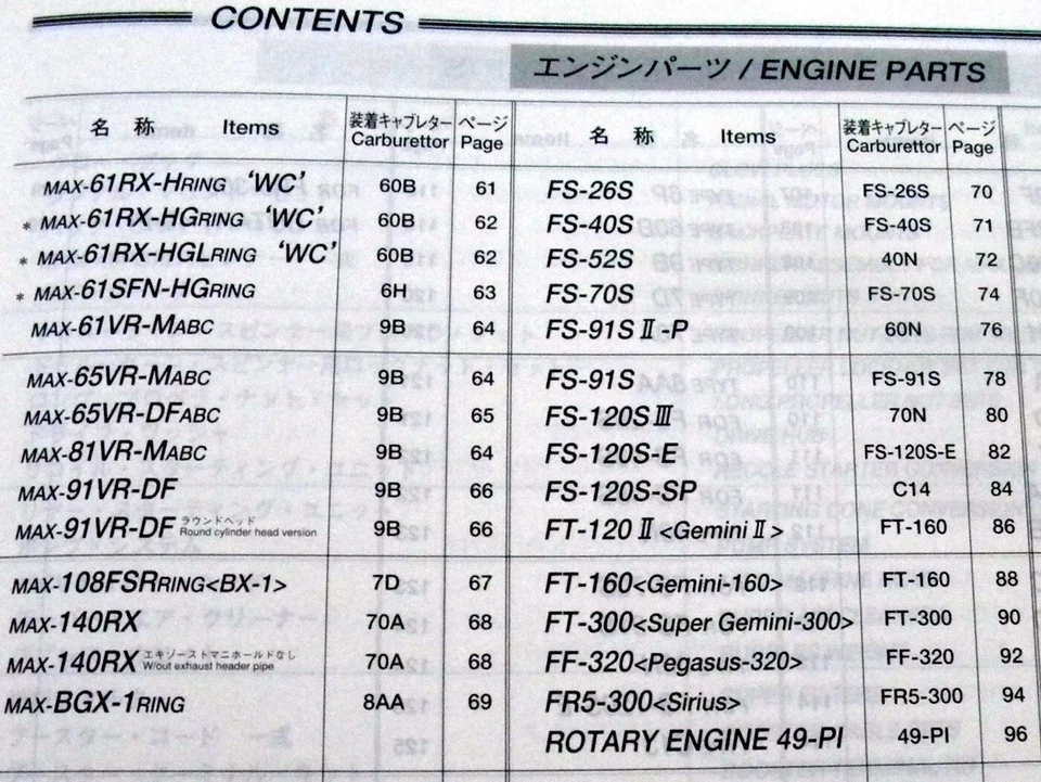 O. S. ENGINE PRECISION AND EXPLODED VIEWS MANUAL FOR REPAIR O S MAX ENGINES - Image 4 of 4