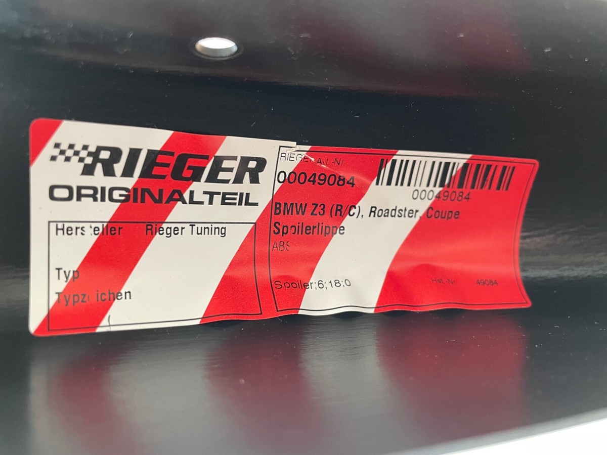 Rieger 49084 for BMW Z3 (R/C) 6-Cyl. 95-02 Front Spoiler Lip | eBay