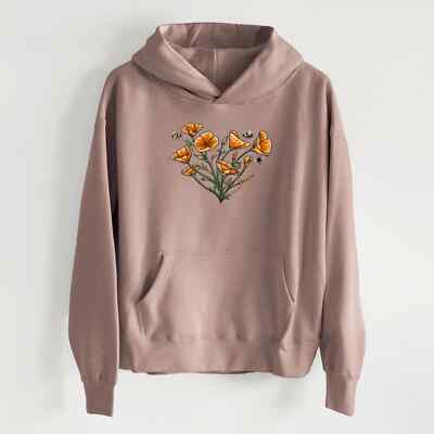 Roxy Cali Poppies California Hoody (S) ARJFT03720 MKM0
