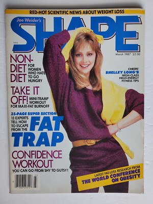 3/1987 Joe Weider's SHAPE magazine Cheers' SHELLEY LONG John