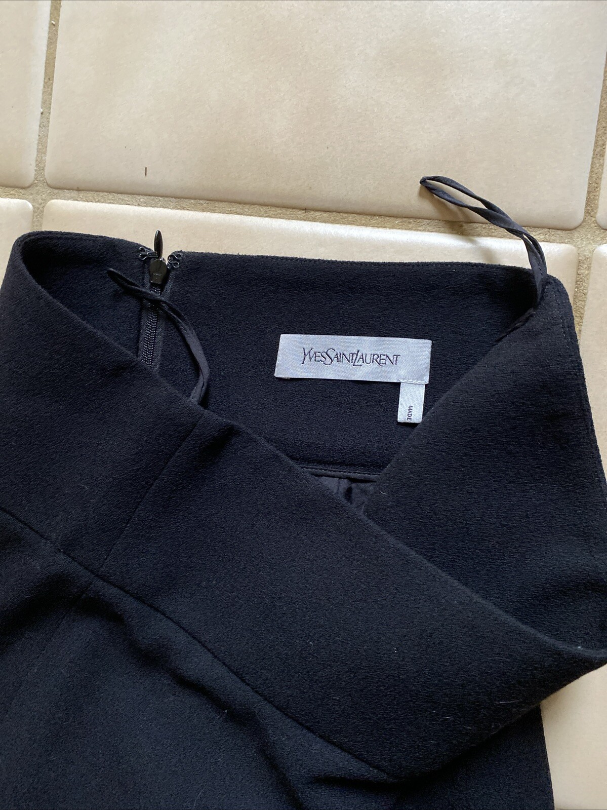 SAINT LAURENT Gonna vintage YSL Aline taglia 38