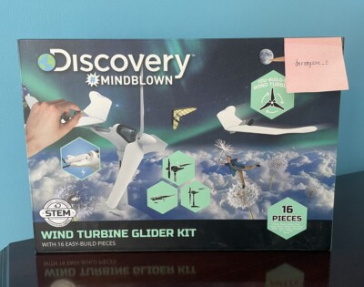 Discovery Mindblown Wind Turbine Glider Kit ~ bewegliche Motorteile