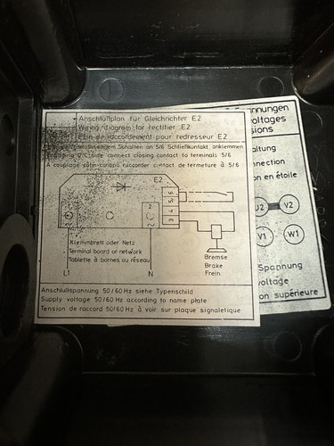 ABM Getriebemotor HSG5FS/4DBF56A-2 mit E-Bremse - Bild 5 von 8