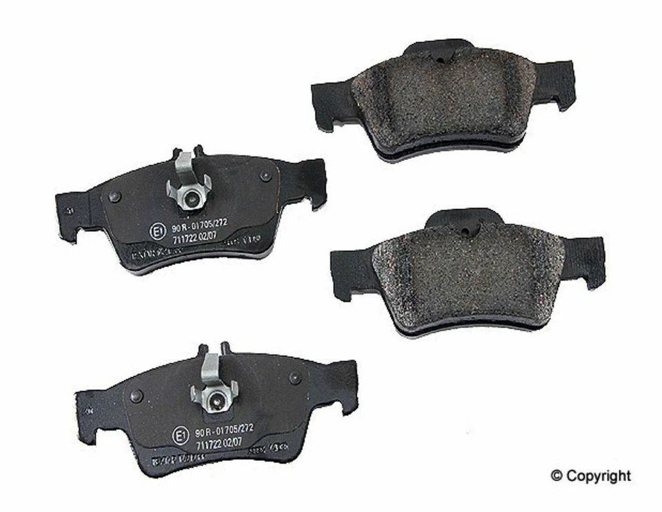 x2 ATE REAR Brakes Rotor Kit Textar Brake Pad Set FOR Mercedes WITH VENTED DISC - Image 3 of 3