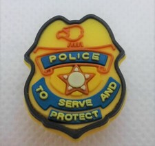 Shoe Dads Shoe Charms: POLICE BADGE - NEW