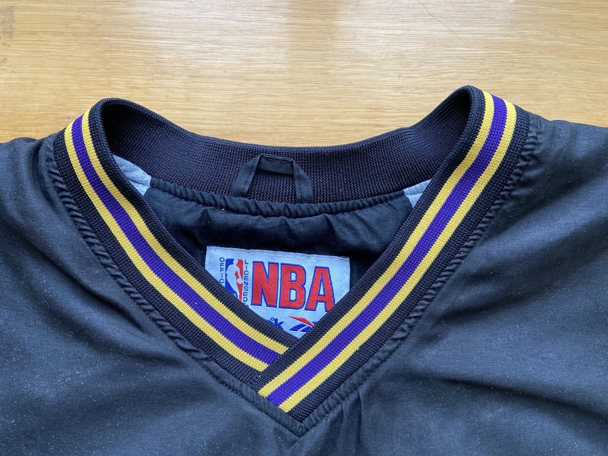 LOS ANGELES LAKERS BASKETBALL SWEATSHIRT REEBOK sz L MAN