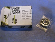 1 – PEER Bearing R4A Radial/Deep Groove Ball Bearing Round Bore 1/4 in ID, 3/4"