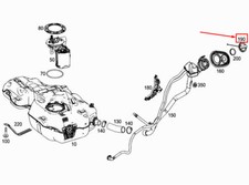 Neuer Mercedes-Benz A W177 Tankdeckel A0004705200 Neuer Mercedes-Benz A W177 Tankdeckel A0004705200
