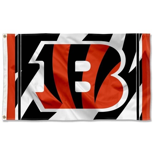Cincinnati Bengals Flag 3X5 Banner One Sided NFL - FREE Shipping