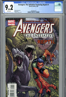 Avengers The Initiative Featuring Reptil #1 (2009) Marvel CGC 9.2 1st Appearance