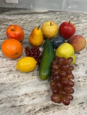 Artificial Lifelike Variety of Fruit And Vegetable Set Of 12