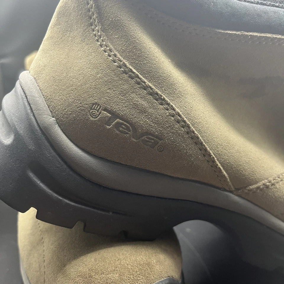 Botas de Senderismo TEVA Para Mujer al Tobillo Cremallera Marrón Gamuza Chukka #6858 Talla 9 Zapatos Foto 2 de 4