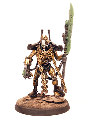 Necrons Overlord, Tachyon Arrow, Indomitus Painted - Warhammer
