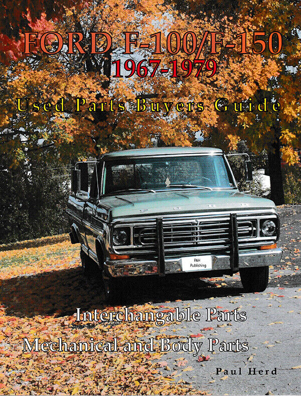  Ford F100 Manual de intercambio de piezas 1968 1969 1970 1971 1972 1973 Camioneta |  ebay