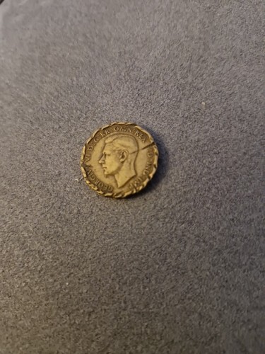 1941 Brass Threepence George VI Near BU Condition