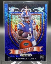KADARIUS TONEY 2021 Panini Prizm Rookie FOTL Blue Shimmer /13 Crusade NY Giants