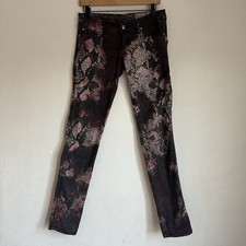 Tripp Nyc Skinny Pants Goth Punk Emo Scales Print Dye Y2K Size 3