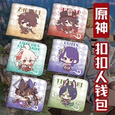 Genshin Impact Wallet Anime Coin Purse Cosplay Holiday Originality Fshion Gift