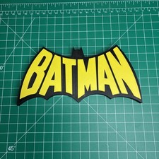 3D Printed DC Batman Fan Art Logo Display Comics #1
