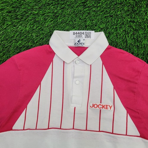 Vintage 90s Jockey Polo Shirt Womens XS/S 17x25 Two-Tone USA - Picture 6 of 11