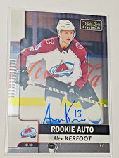 Alex Kerfoot - 2017-18 O-Pee-Chee Platinum Rookie Autos Autograph #R-KE Auto (A)