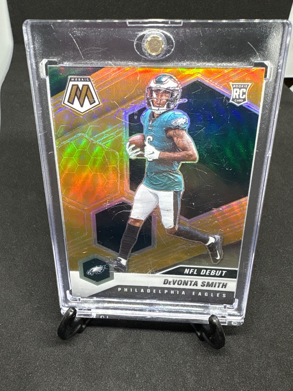 2021 Panini Mosaic - NFL Debut Devonta Smith #246 Honeycomb Prizm (RC)