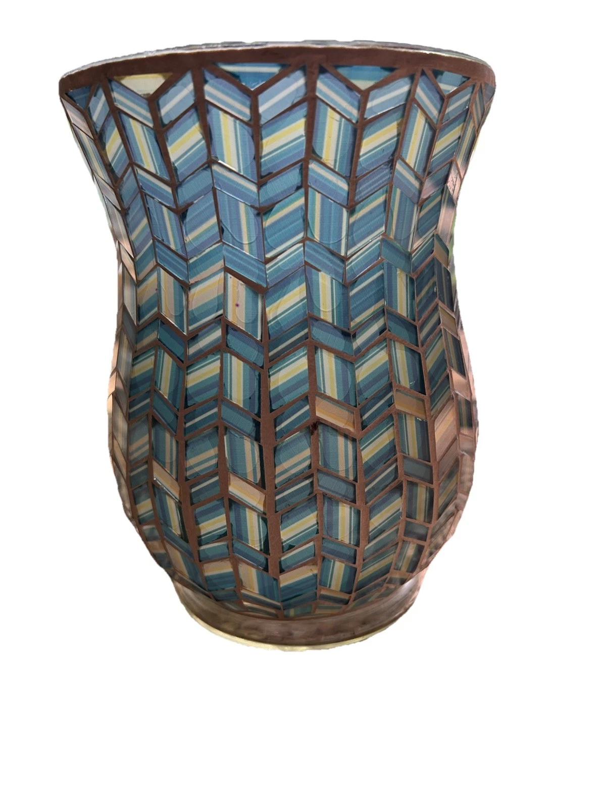 Yankee Candle Sea Glass Mosaic Jar Holder Large