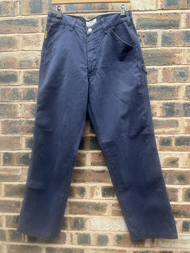 Armani Jeans, Vintage Armani Jeans Carpenter Trousers Made In Italy W32 /L31 Blue VGC 90s