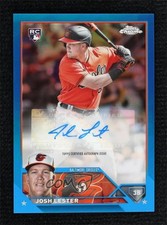 2023 Topps Chrome Update Blue Refractor 54/150 Josh Lester #AC-JLE Auto 0zz3