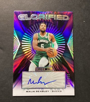 2023-24 Panini Recon - Glorified Signatures Malik Beasley #GS-BEA /149 (AU)