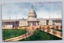Capitol Building Washington DC Vintage Postcard